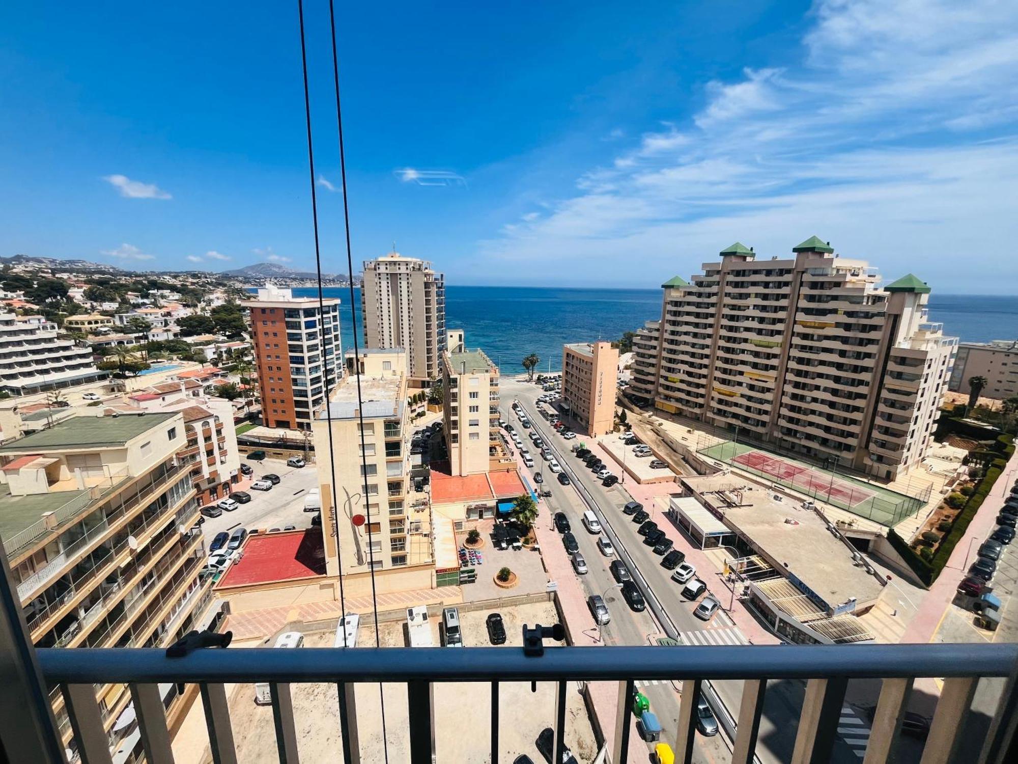 Calpe Apartamento Con Vistas Al Mar Impresionantes A 5 Min De La Playa Aire Wifi Parking Comunitario Eksteriør billede